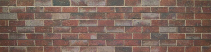 Red Brick Slatwall Panel