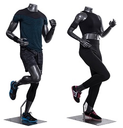Male and Female Athletic Mannequins