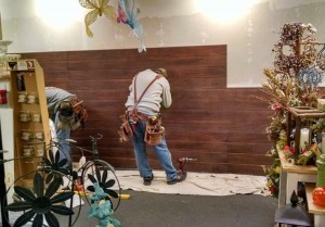 Treehouse Gifts Slatwall Installation