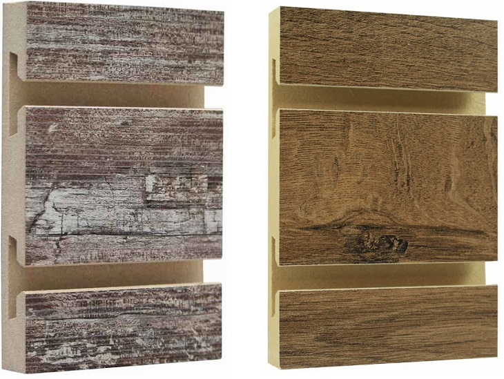 Woodgrain Slatwall Panels