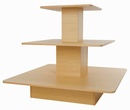 3 Tier Square Display Table