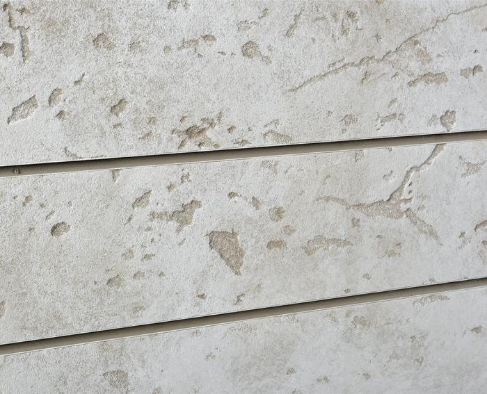 Bleached Cement Slat-Design Textured Slatwall