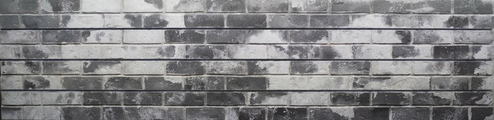 Grey Old Painted Brick Slatwall Panel