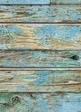 Blue Old Painted Wood Textured Slatwall