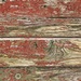 Red Old Painted Wood Slatwall