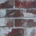 Red Old Painted Brick Slatwall