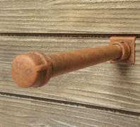 Pipe Faceout on Barnwood Slatwall